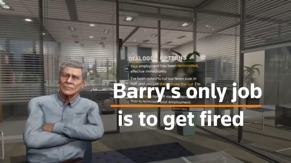 Meet Barry, the Virtual Human you can fire in VR